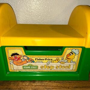 Vintage Sesame Street Kids Stool